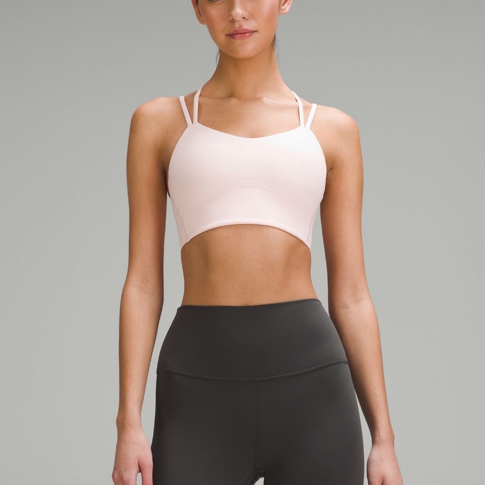 Lululemon Like A Cloud Longline Bra, Light Support B-C Cup Strawberry Milkshake